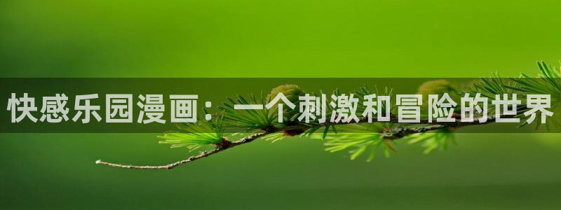 羞羞漫画在线正版：快感乐园漫画：一个刺激和冒险的世界